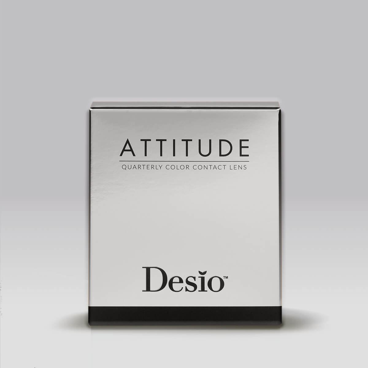 Desio quarterly two tone contact lenses from the Attitude Collection, designed for a natural, wild look that complements all eye color.