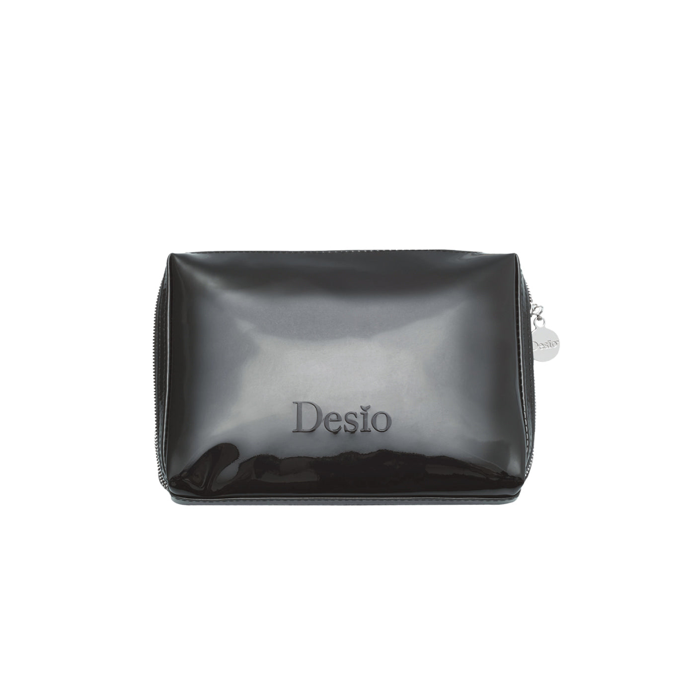 Desio black pochette – elegant and compact beauty pouch for storing contact lenses and daily essentials