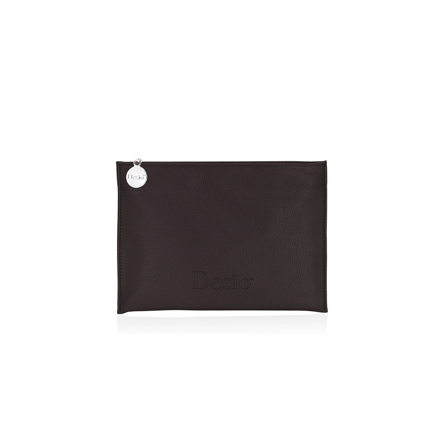 Desio black pochette – elegant and compact beauty pouch for storing contact lenses and daily essentials