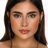 Espresso 2-tone contact lenses from the Coffee Collection – 3-month Polymacon lenses for myopia, hyperopia, and plano