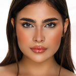 blue contact lenses natural blend on brown eyes 2 tones Desio