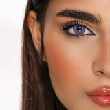 Very Peri – monthly colored contact lenses inspired by Pantone. Featuring a vibrant purple tone and 54% water content for lasting comfort and stunning eye color transformation.